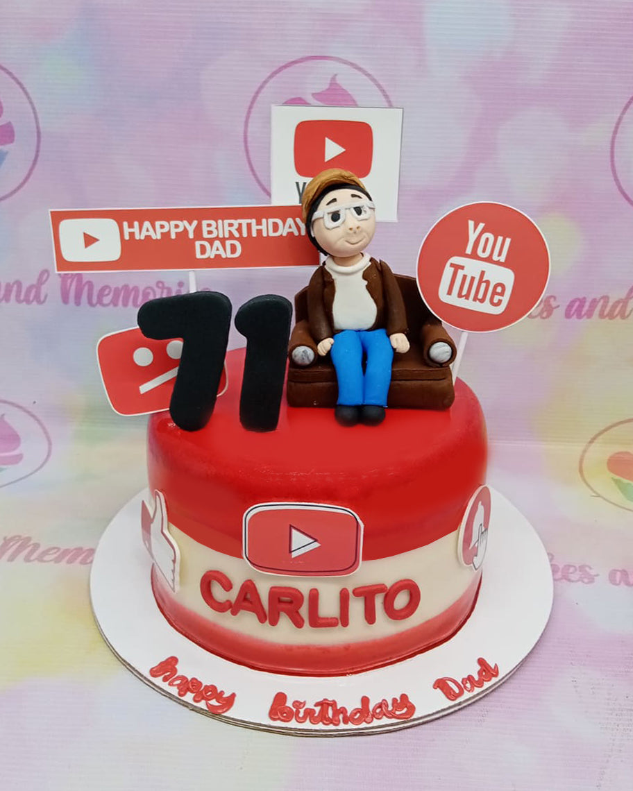YouTube themed birthday cake - YouTube