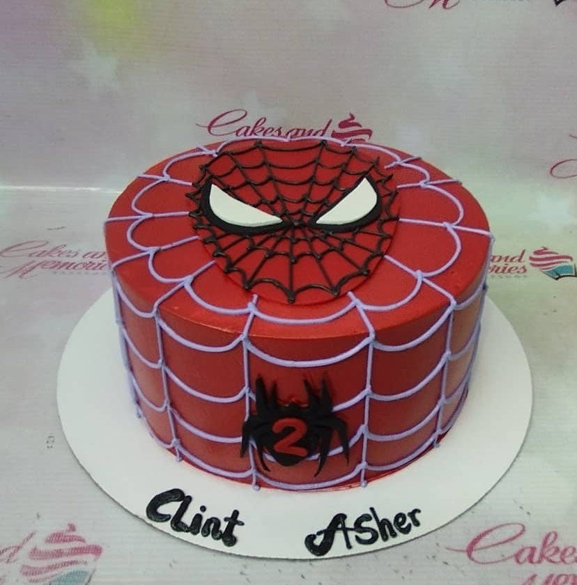 Spider Man Cake 1.5 Kg - Chocolate | Cakes for Kids