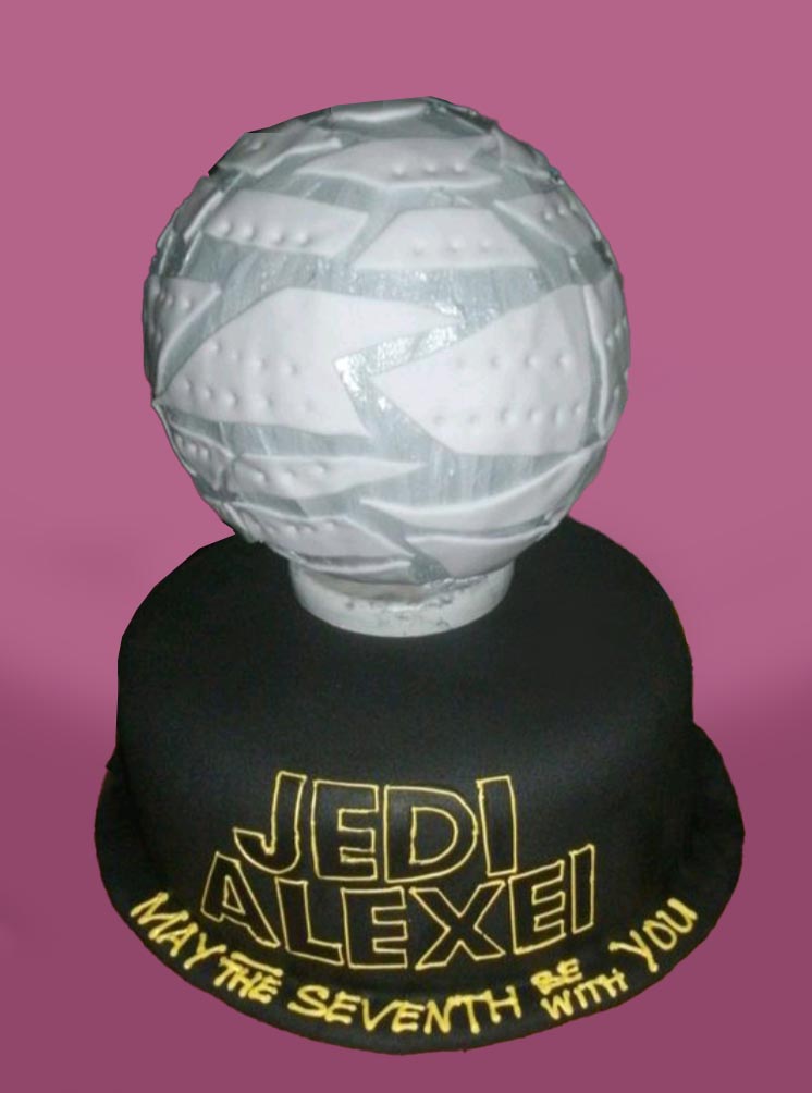 1 layer, 1 tier, 1layer, 1tier, Birthday Cakes, Customized Cakes, Fondant, jedi, Non Rush, NonRush,  Sheet3, star wars