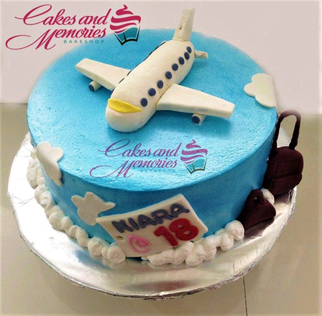 Pilot & Plane Birthday Cake – Tanner & Gates