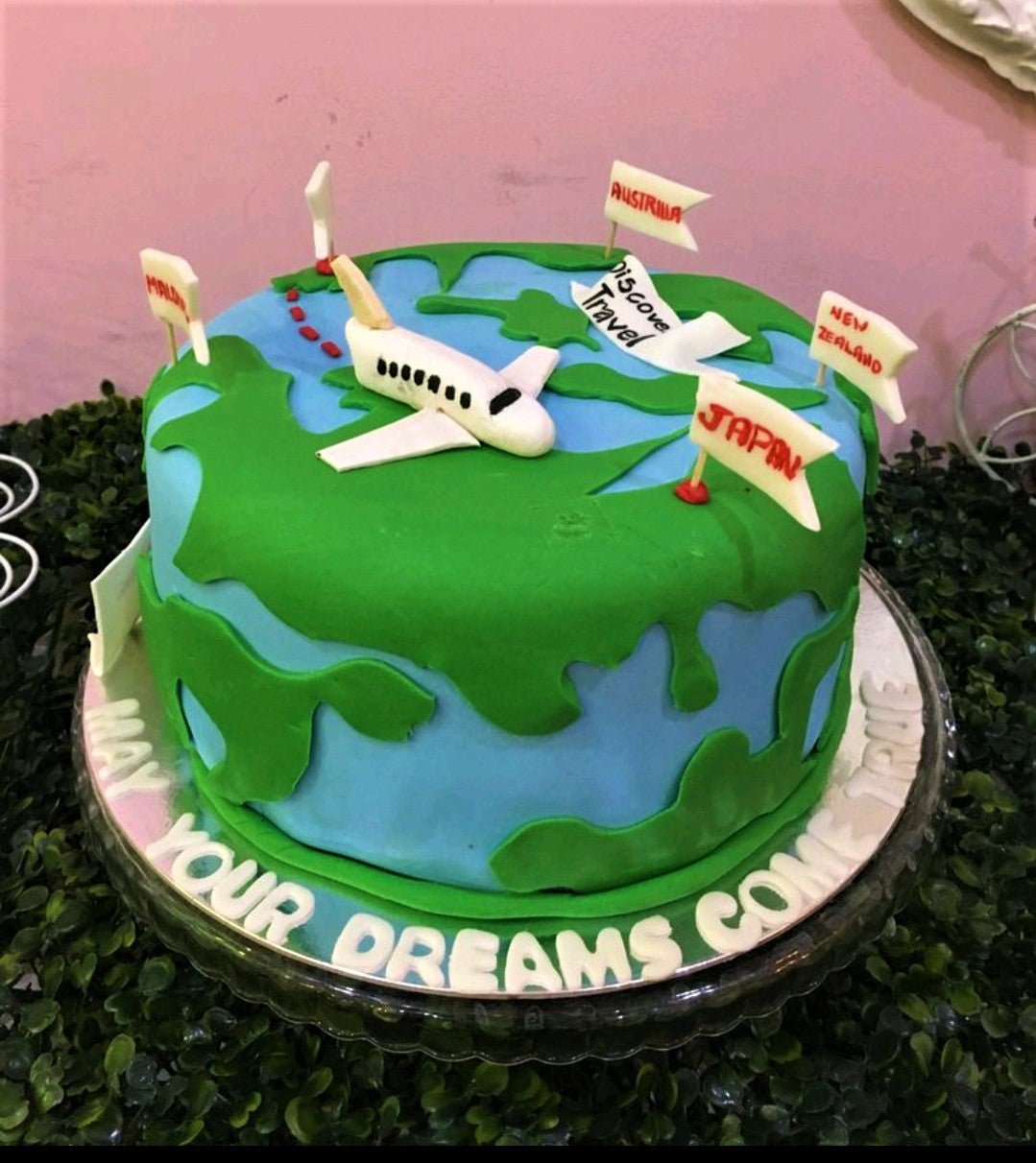 INDIA TO CANADA PLANE CAKE - Rashmi's Bakery