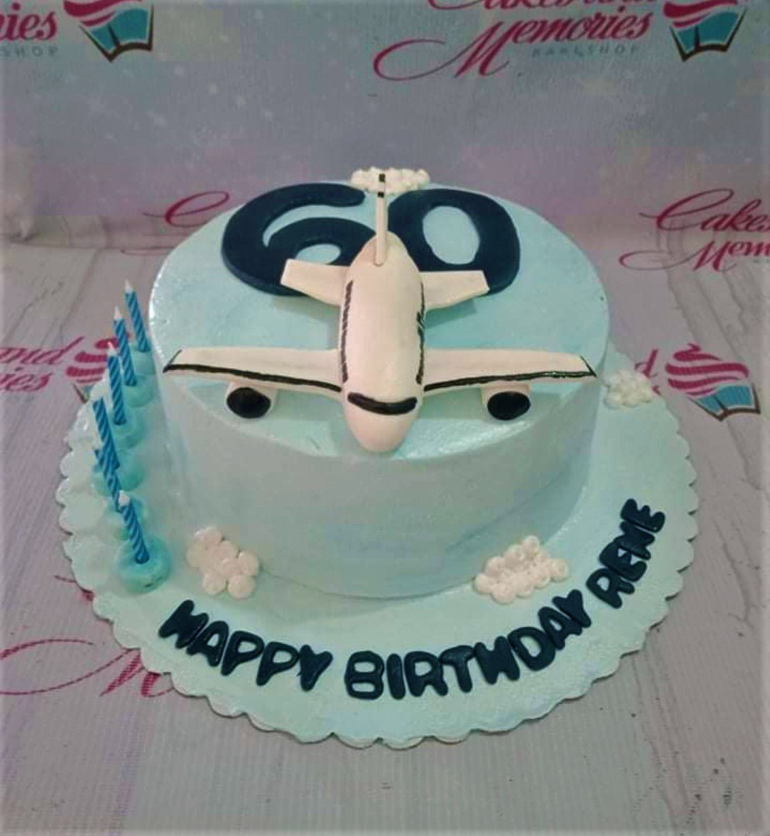 Plane Theme Cake