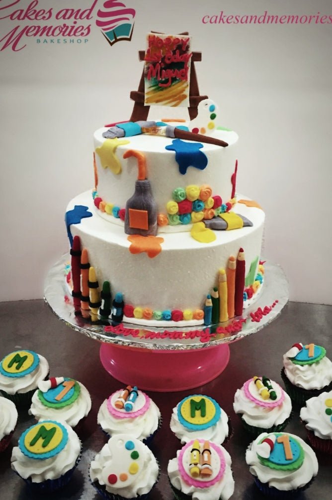 Artist Paint Fondant Cake Cake *V/GF Avail* – 25Grams Bakery | lupon.gov.ph