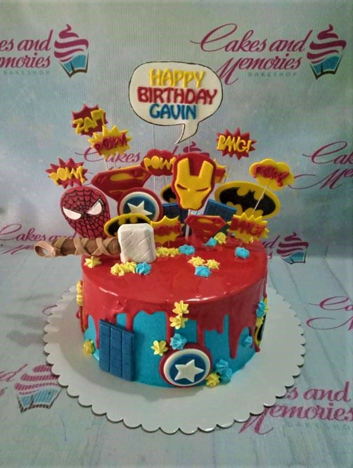Avengers Theme Cake | Kids Cake Designs Noida & Gurgaon - Creme Castle