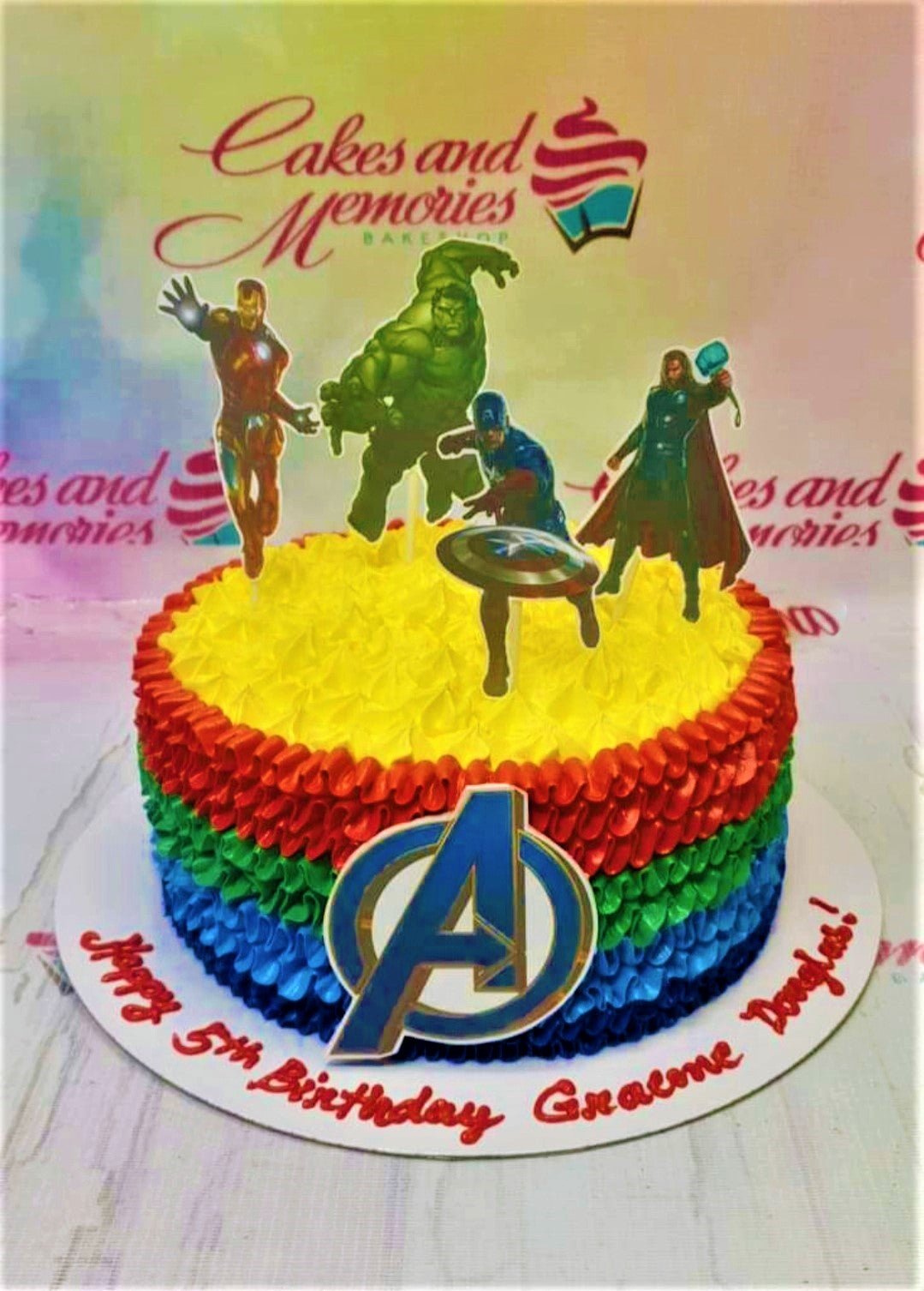 avengers cake | Avenger cake, Avengers cake topper, Superhero cake