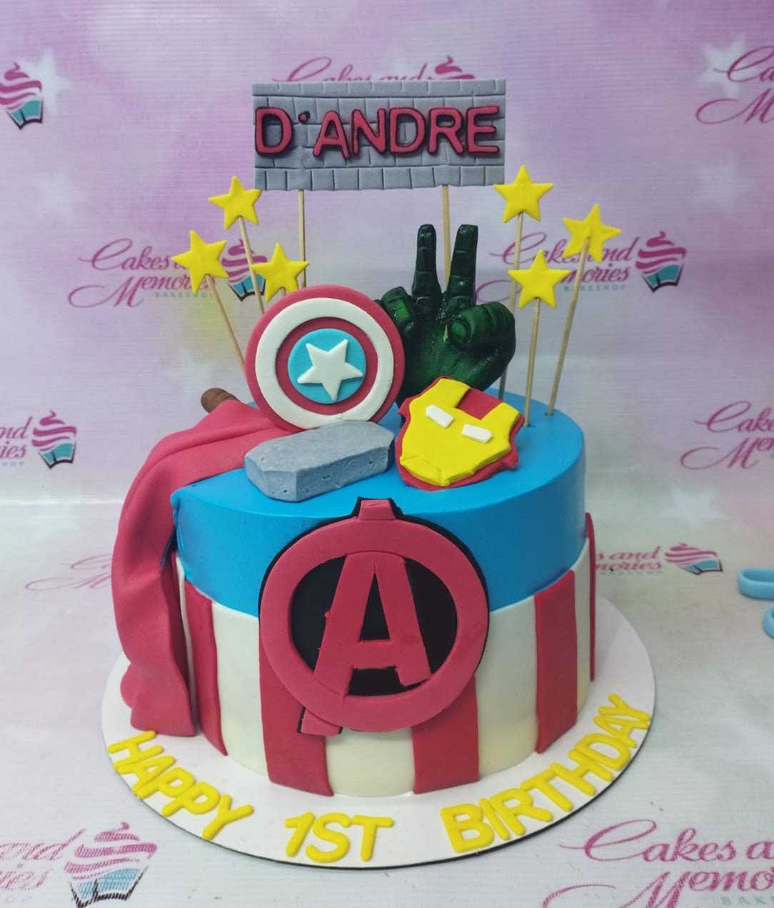 Order awesome avengers cake in Gurgaon | Gurgaon Bakers