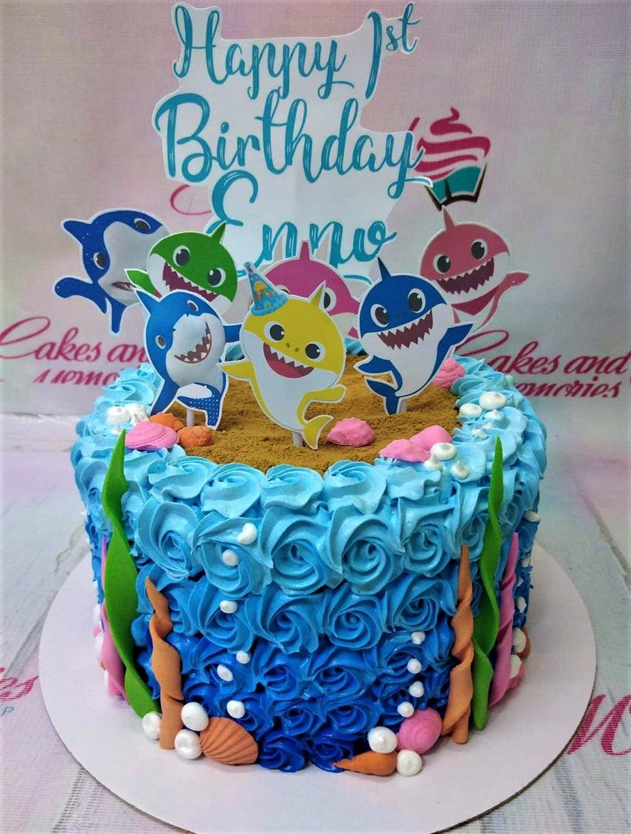 Baby Shark Cake - 1112 – Cakes and Memories Bakeshop