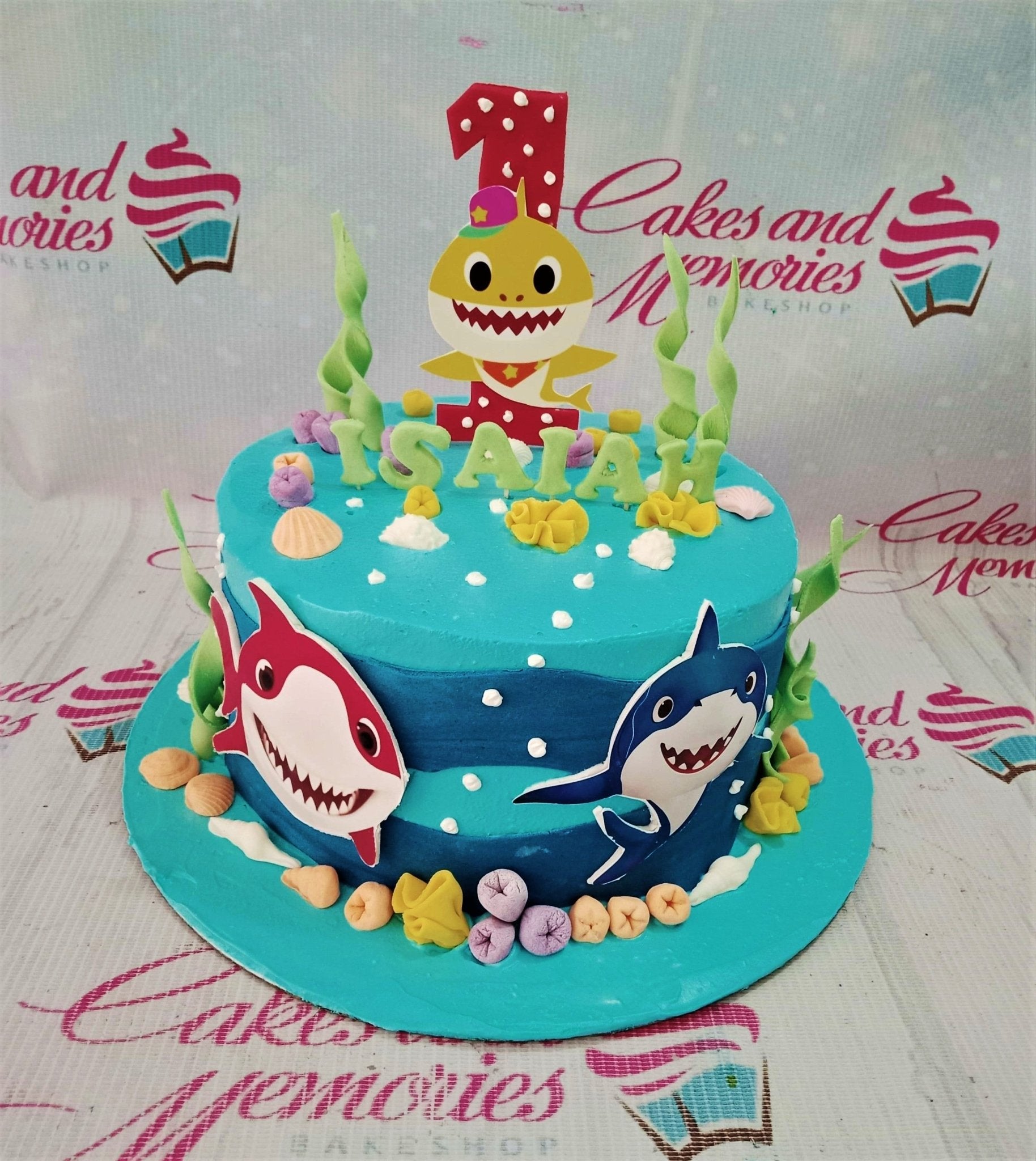How to Make a Baby Shark Birthday Cake | Create. Play. Travel.