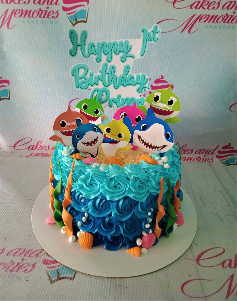 Baby Shark Cake - 1129 – Cakes and Memories Bakeshop