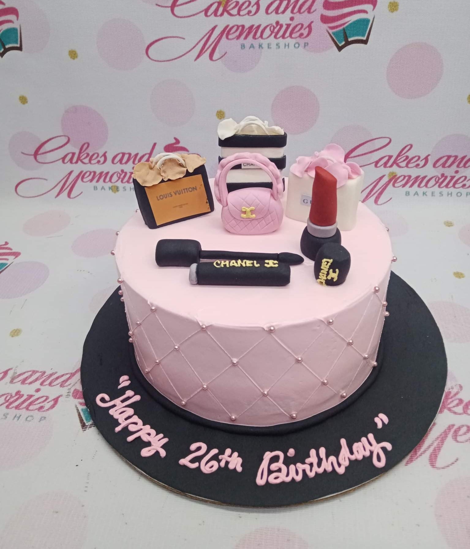Pink Chanel Pink Louis Vuitton Cake Louis Vuitton Chanel Logo