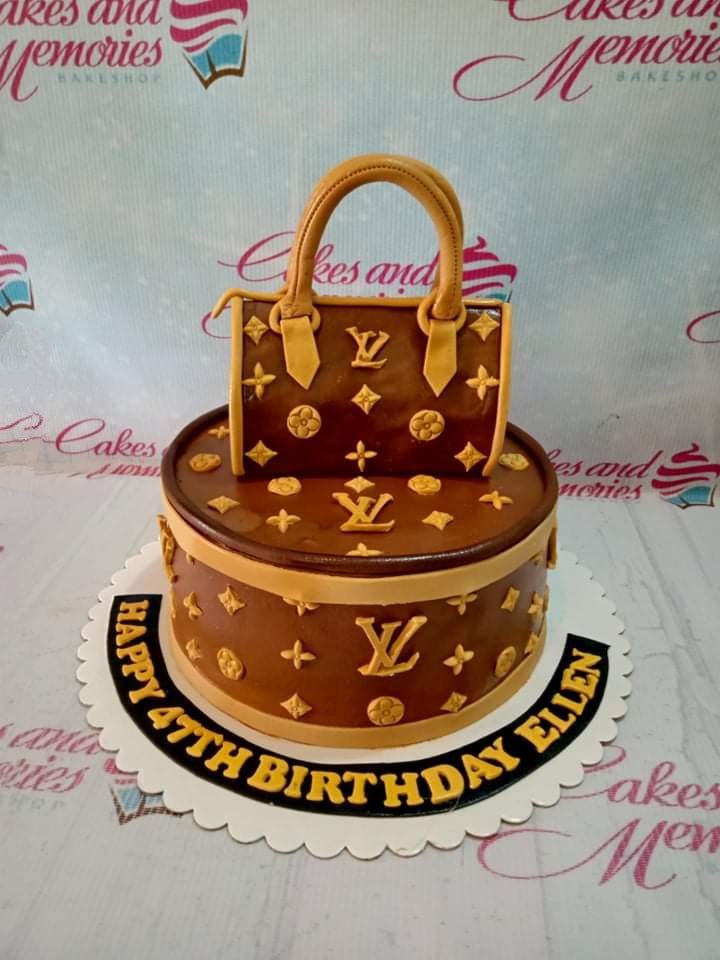 Bag Lover's Cake | 25th birthday cakes, Themed cakes, Cake