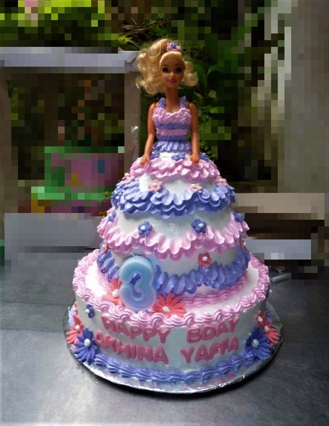 Princess Doll Cake Topper Girl Birthday Cake Topper Digital - Etsy Singapore