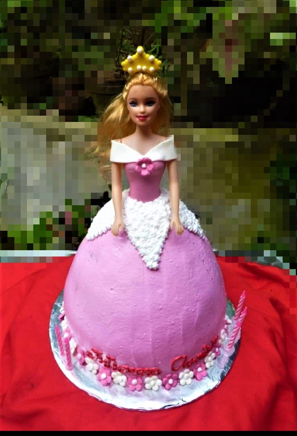 Send Beautiful Pink Barbie Cake Online in India at Indiagift.in