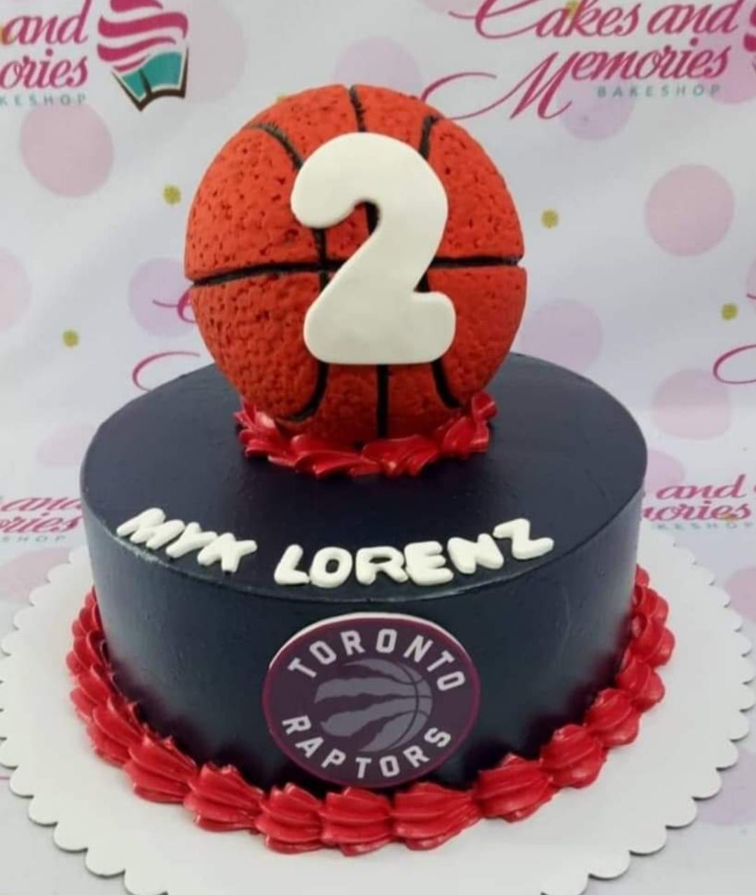 Toronto Raptors Cakes Basketball Cake - 1112 – Cakes and Memories Bakeshop