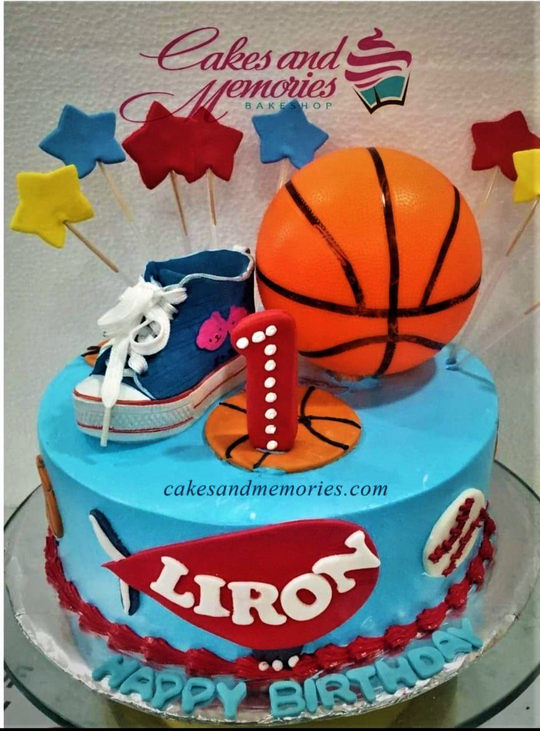 Basketball Fire Ice Edible Cake Topper Image ABPID07628 – A Birthday Place