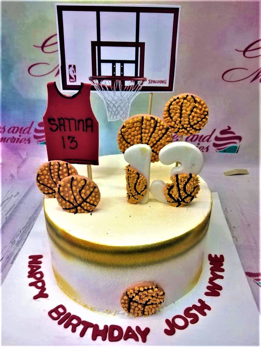 Basketball Cake Girl