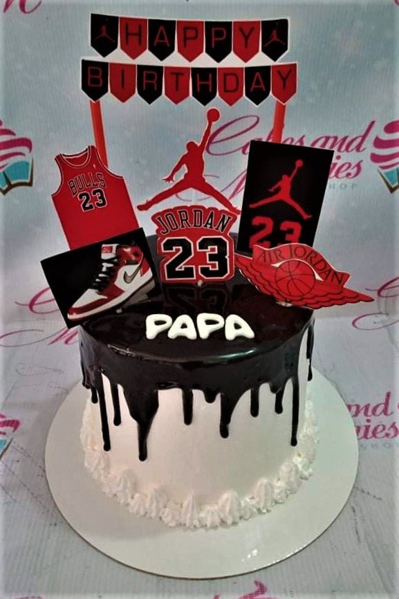 Edible Michael Jordan Cake Topper | The Cake Fairy Craft