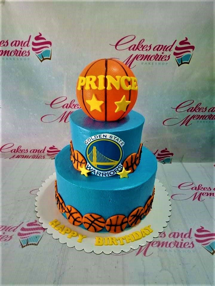 Golden State Warrior Cake | Stephan Curry Cake | Basketball Theme Cake –  Liliyum Patisserie & Cafe