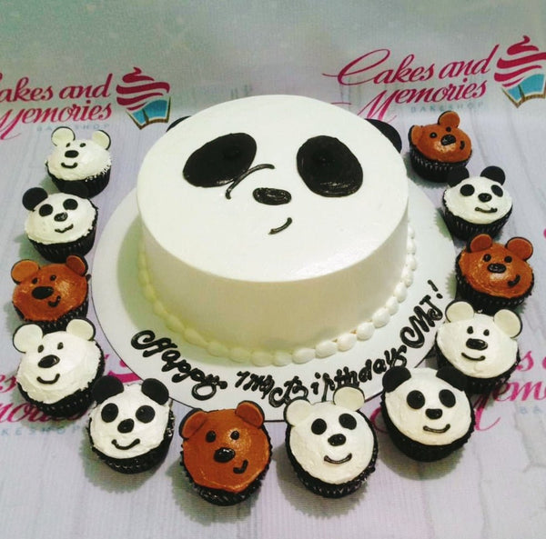 The Sensational Cakes: We bare bears 2 tier city and bridge children 2nd  year birthday cake Singapore #webarebearscake