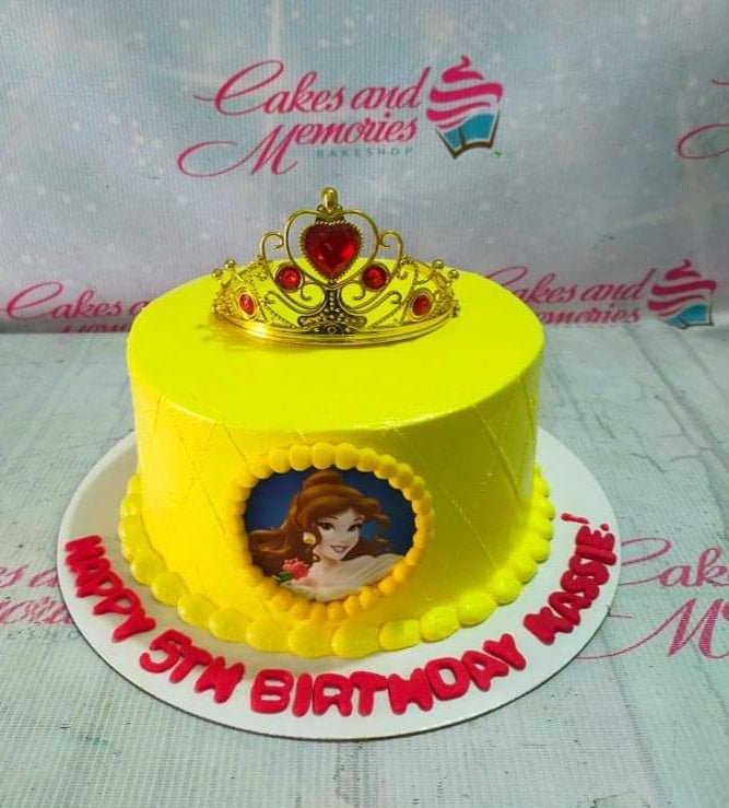 We made this cake in a rush. It was a rush order for a Princess Belle Cake.  We needed to make it a doll cake with a real doll inserted in… |