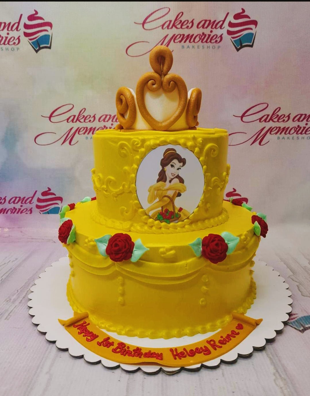 Belle doll cake : Beauty and the Beast Disney Princess cakes - YouTube