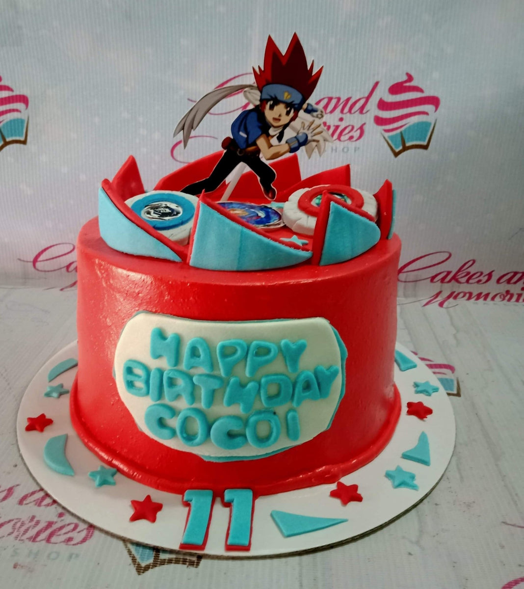 Beyblade Cake - 1104 – Cakes and Memories Bakeshop