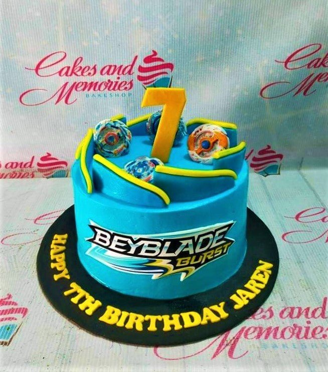 Beyblade Burst cake | Beyblade cake, Beyblade birthday, Beyblade birthday  party