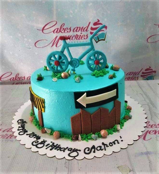 Bicycle Cake - 1110 – Cakes and Memories Bakeshop