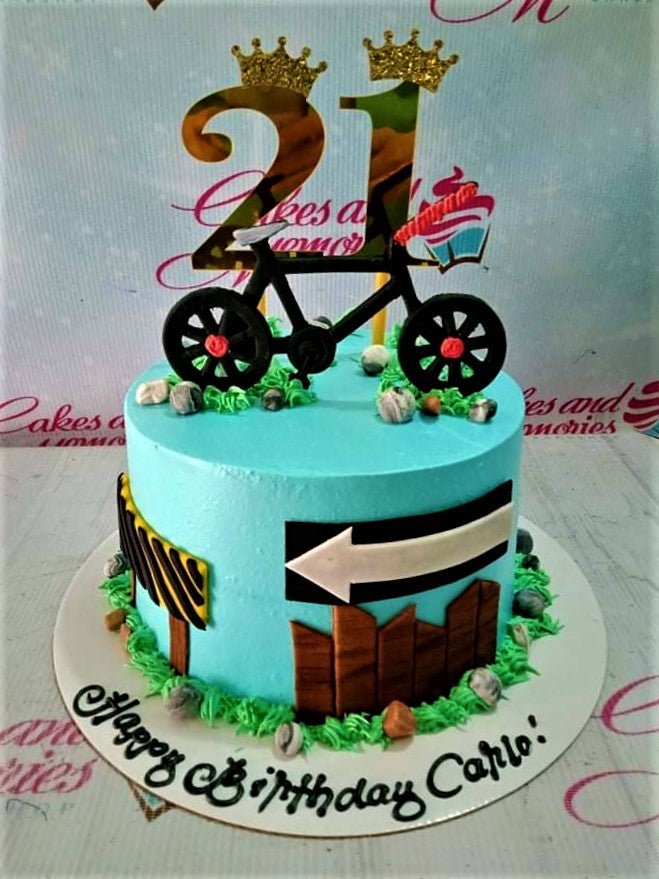 Bike Theme Cake Designs & Images
