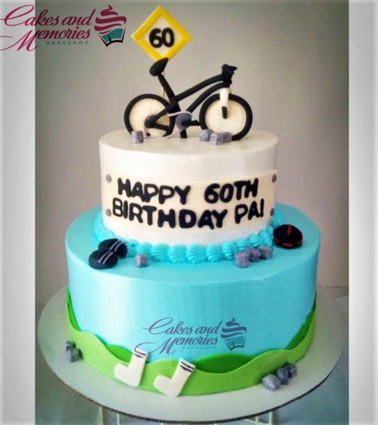 40th Birthday Motocross Cake – Blue Sheep Bake Shop