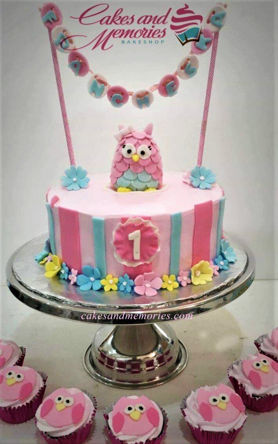 Easy Owl Cupcake Cake