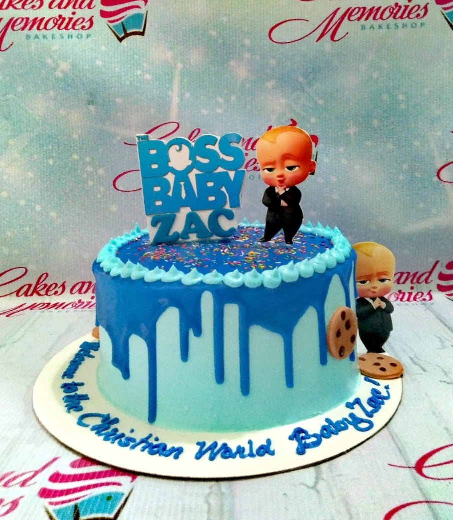 BOSS BABY CAKE TOPPER | CAKE CENTERPIECE | CAKE DECORATIONS | CUSTOM P –  Sims Luv Creations