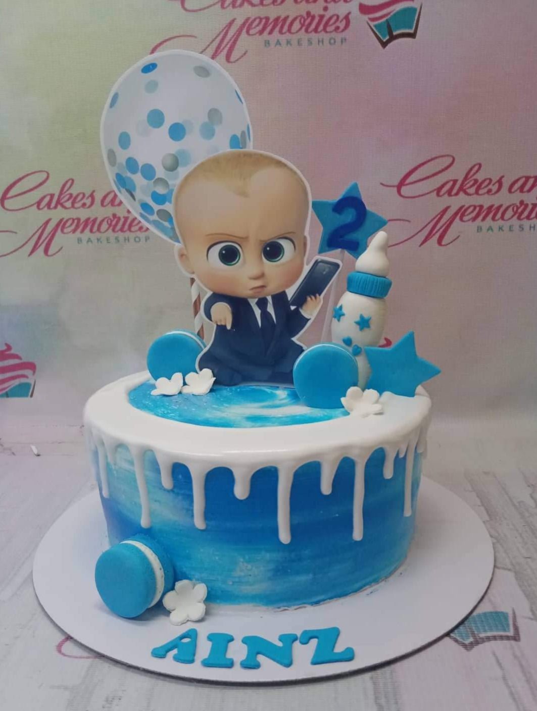 Baby Boss Inspired Cake