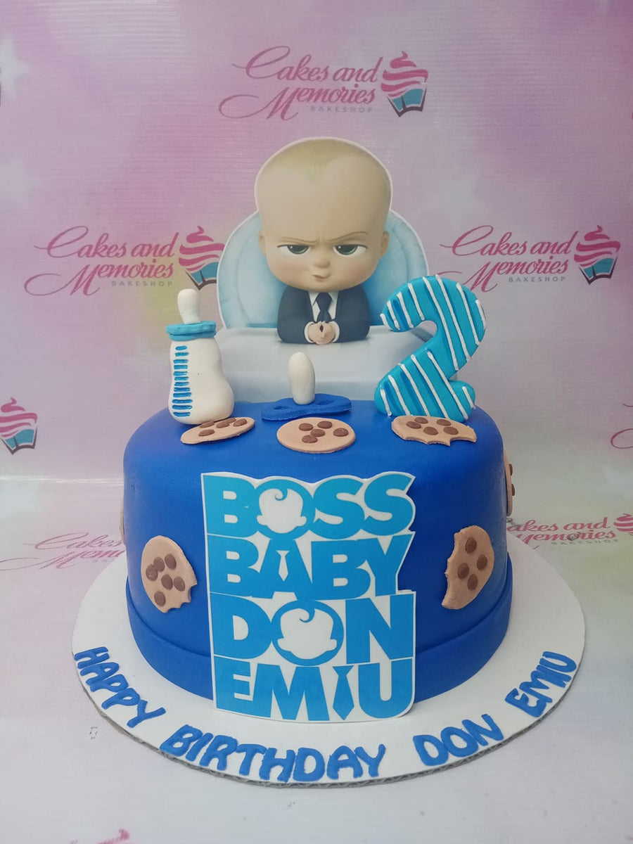 Boss Baby Cake - 1124 – Cakes and Memories Bakeshop