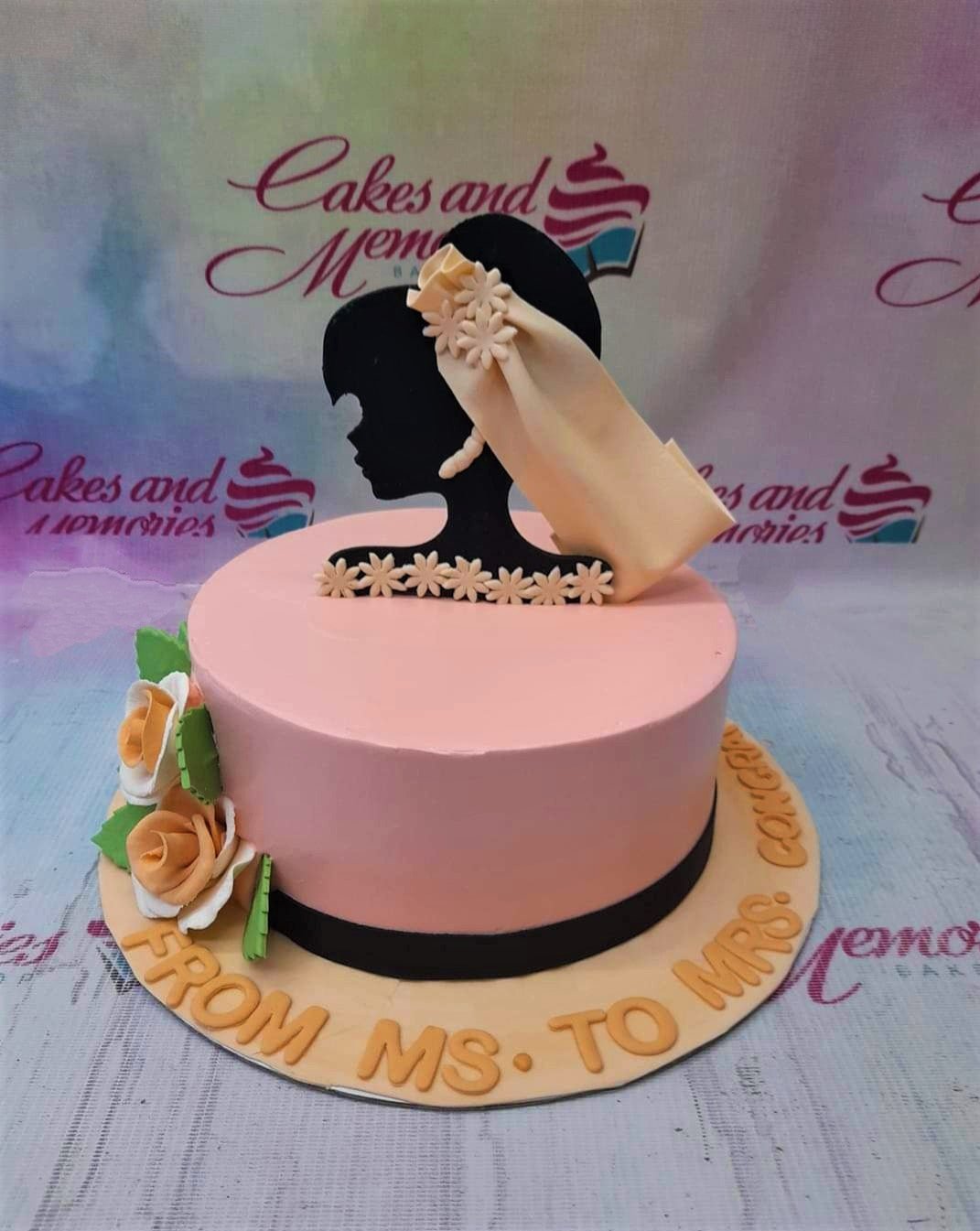 To Be Bride Cake Online Delivery | CakenBake Noida