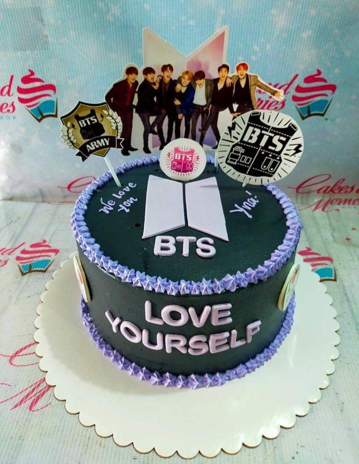 Lovely BTS Theme Happy Birthday Cake 🥰🥰🥰 | Instagram