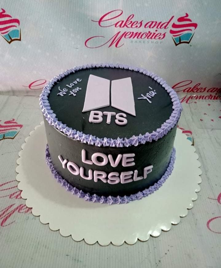 Cake Sansar - BTS theme cake in simple design for BTS... | Facebook