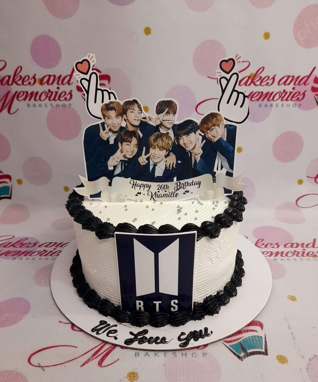 BTS Cake - 1123 | Bts cake, Cake, Moist chocolate cake