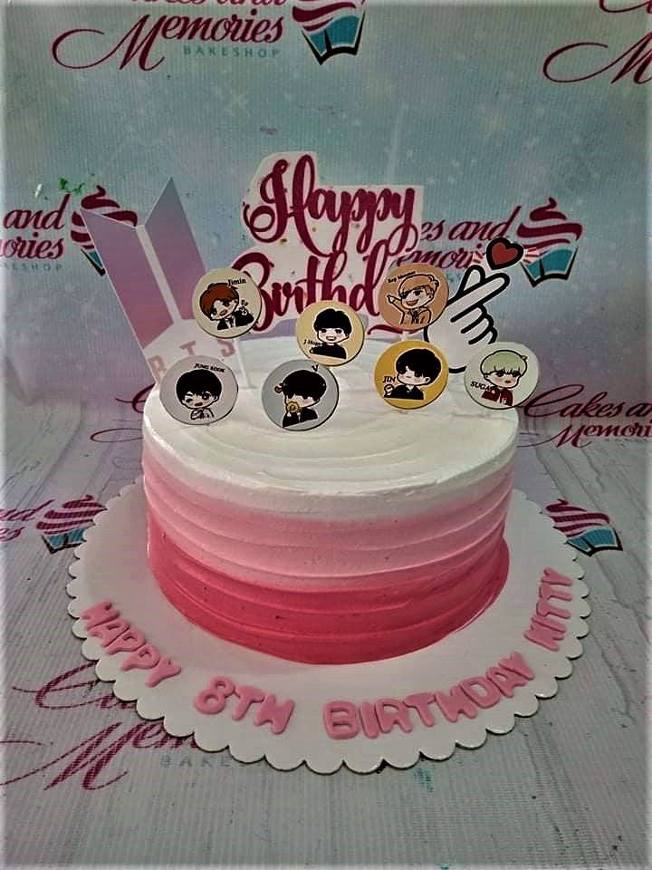 Buy Personalized BTS CAKE TOPPER Kpop Birthday Online in India - Etsy