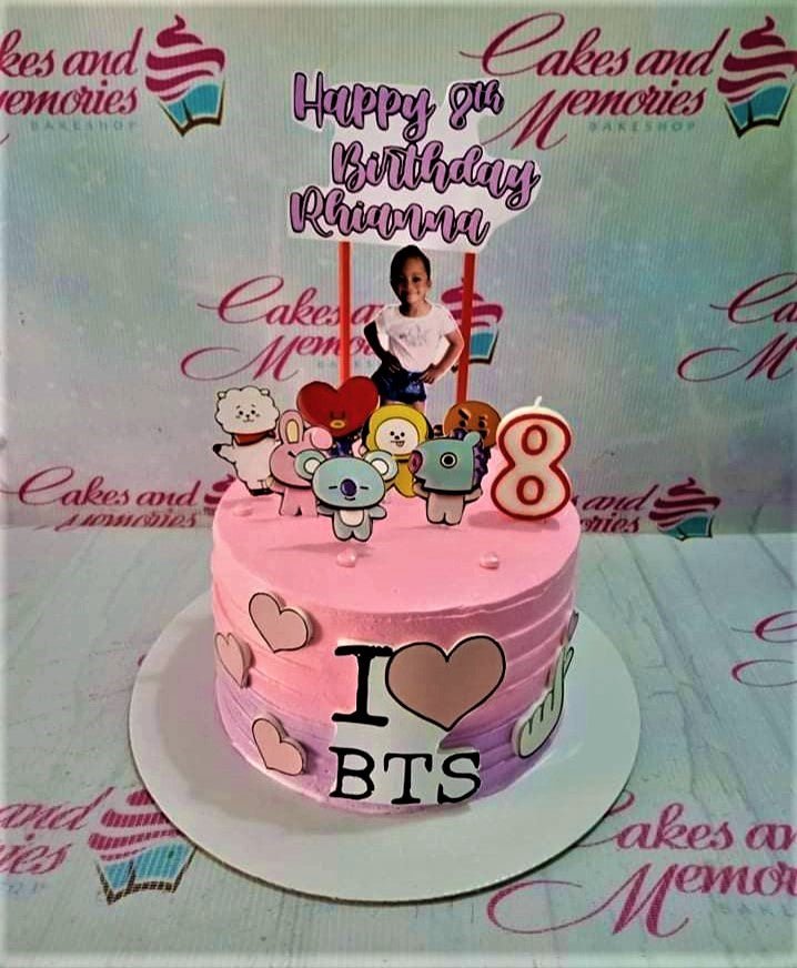 BTS Cake,K Pop Cake,Customised Cake,Creamcheese Cake,Customized Cakes,Chocovanilla  Cake,Homemade Cakes,Freshcream Cake,BlackPink Cake,Birthday Cakes, Food &  Drinks, Homemade Bakes on Carousell