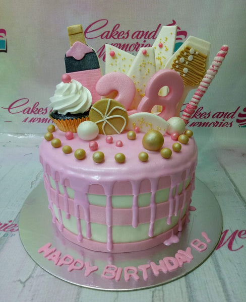 Vibrant Rainbow Cotton Candy Birthday Cake – Cotton Candy Cake Shop