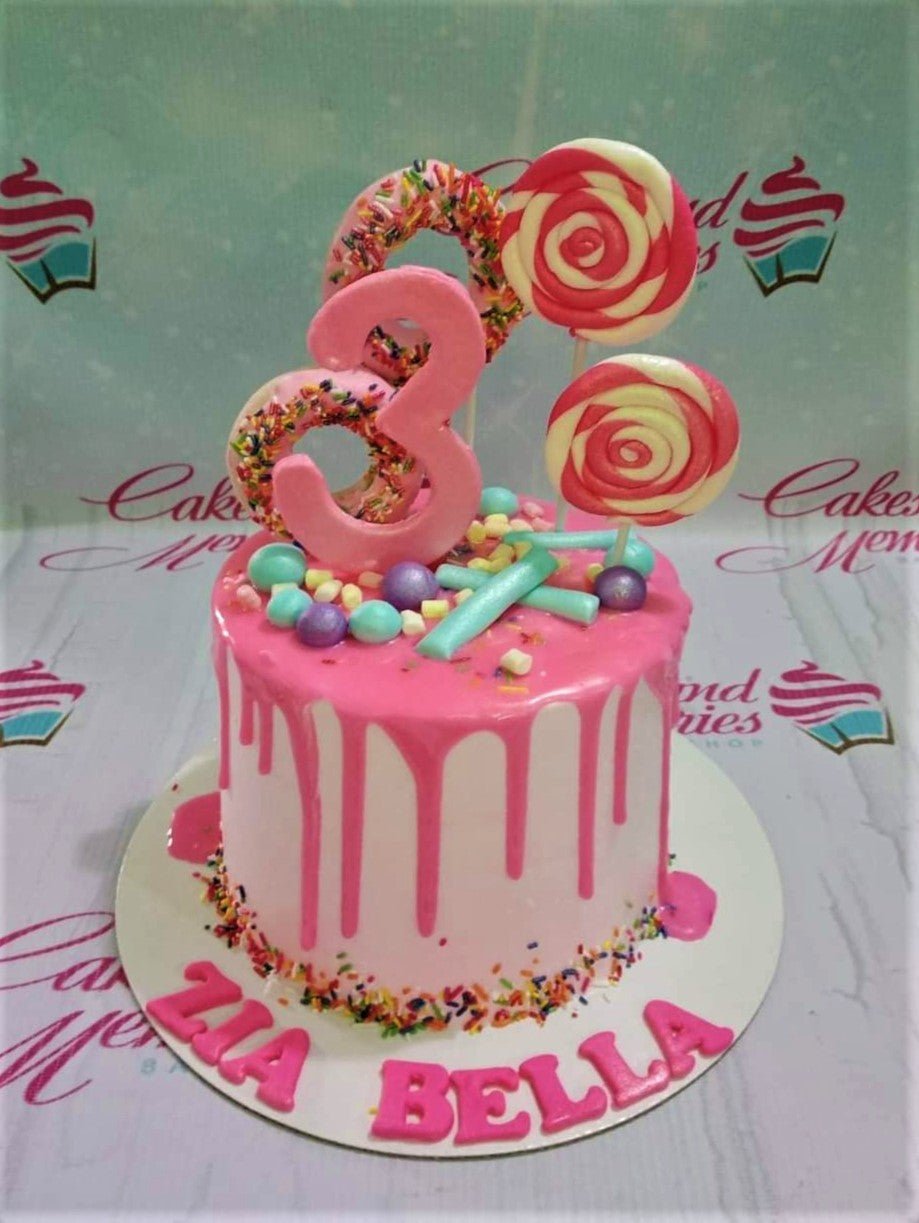 Candy Birthday Cakes