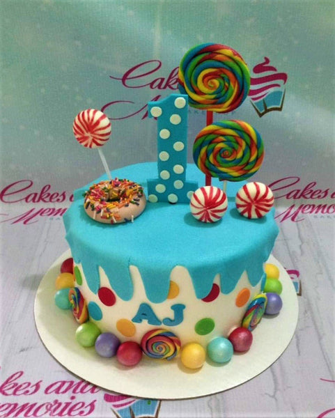Candyland Theme Cake | bakehoney.com