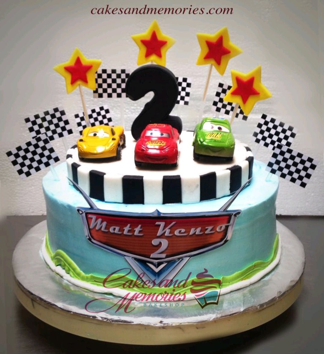 Disney Cars 2 Cake | The Lightning McQueen and Mater are fro… | Flickr
