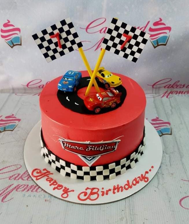 Cars (Pixar) Cake - 1115 – Cakes and Memories Bakeshop