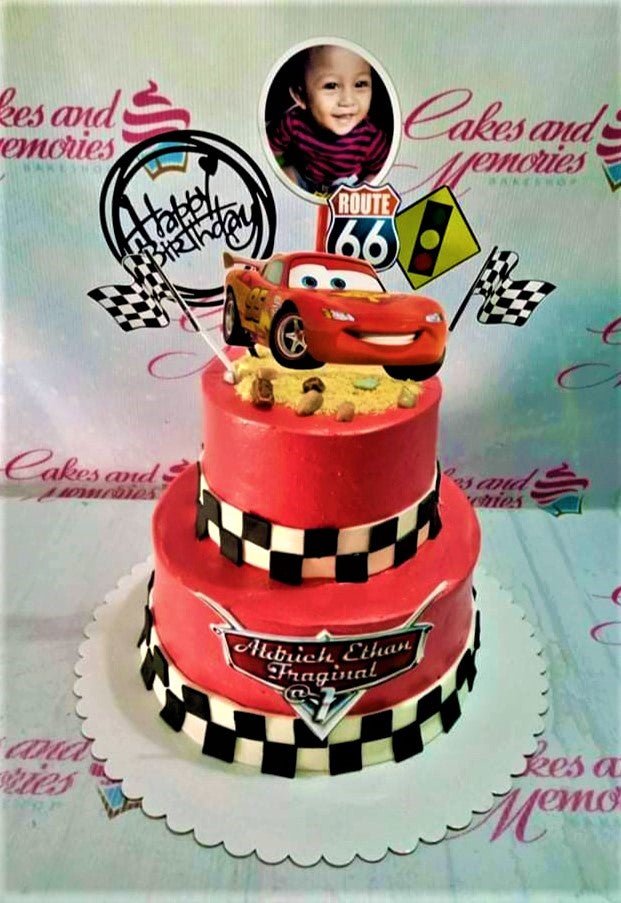 Disney and Pixar Cars Lightning McQueen & Mater Edible Cake Topper Ima – A  Birthday Place