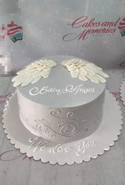 Angel Wing Crown Cake | MyBakeStudio