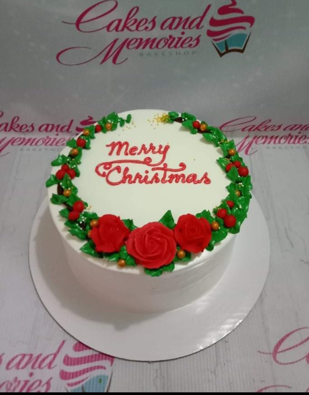 Christmas Cake - 1105 – Cakes and Memories Bakeshop