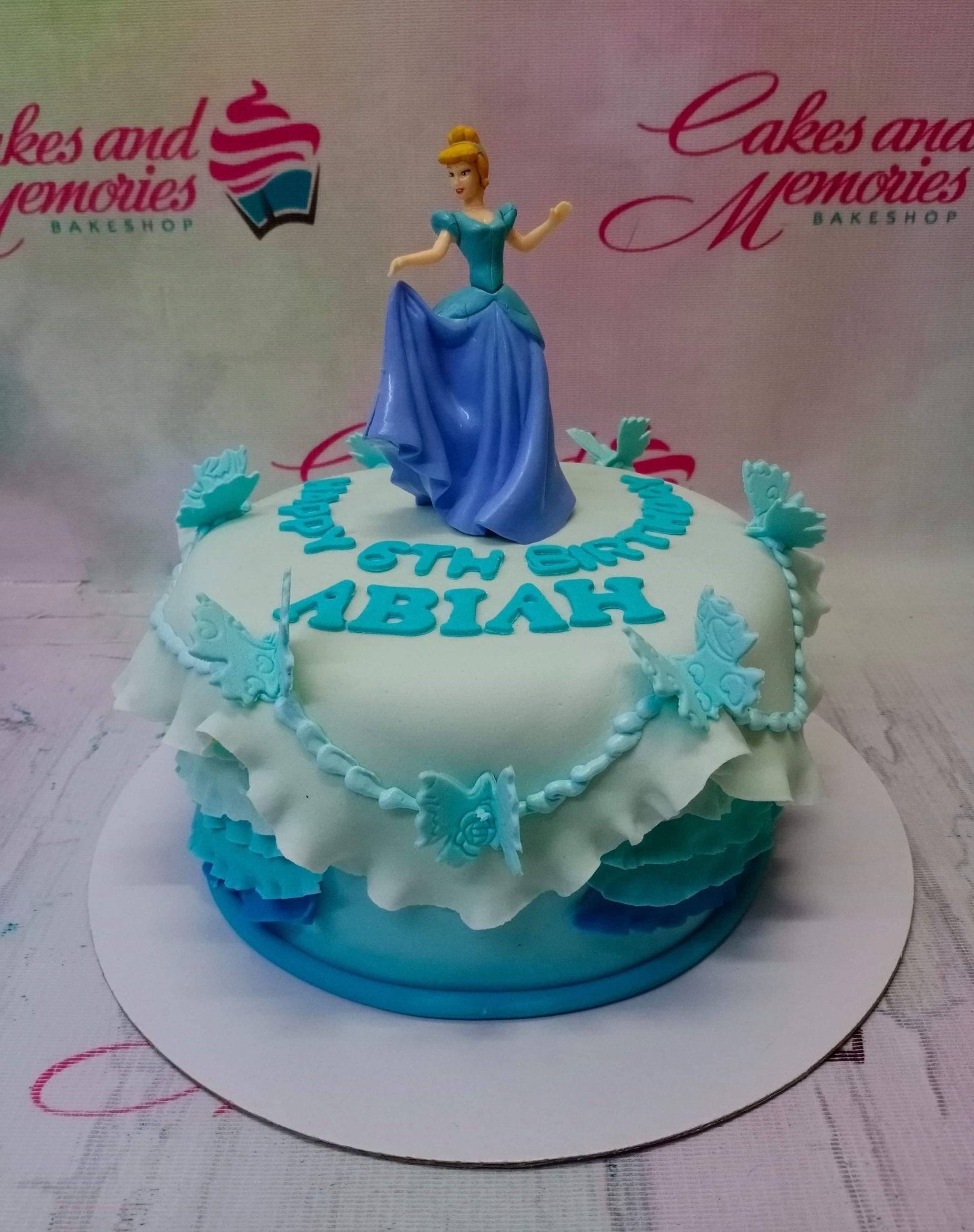 Carissa's Cinderella Themed Birthday Cake