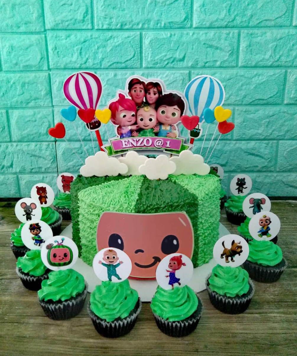 Cocomelon Birthday Cake - Flecks Cakes
